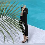 ZARA  Black Wash Distressed High Rise Skinny Denim Jeans 30 Made In Pakistán Photo 3