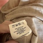 Myrah Penaloza Linen Boxy Minimalist Tunic Shirt Dress Oatmeal One Size Fits All White Size M Photo 5