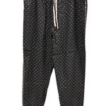 Victoria's Secret  Polka Dot PJ Joggers Loungewear Pajama Pants Charcoal Pink M Photo 0