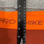 Nike NEW  Pro Dri Fit Mid-Rise Shorts Women XXL Orange 3in GRX Athletic Training Photo 11