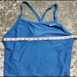 Nike Blue Cutout One-Piece Swimsuit Photo 2