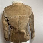 Gap Vintage  2002 Y2K Camel Cognac Tan Brown Sherpa lined jacket size XS Photo 3