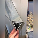 NWT Trio Urban Cropped Distressed Denim Jacket Blue Size XL Photo 7