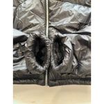 Anwnd  Cropped Puffer Jacket Full Zip‎ Quilted Lightweight Black Size S Photo 5