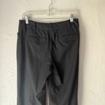 Ann Taylor Black Pinstripe Straight Leg Dress Pants Women Size 6 Office Siren Photo 3