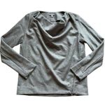 COS gray wool long sleeve cowlneck top size 4 Photo 0