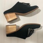 Toms Black Leila Slip On Heeled Mule 609 Photo 2
