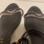 Allegra K  black lucite sandals size 10 wedge 2.5 inches Photo 10