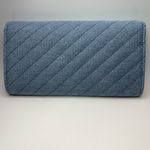 Jimmy Choo Blue Denim Curve Clutch w/ Chain Shoulder Strap - NWT Photo 1