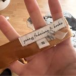 Young Fabulous and Broke Gold Halter Cow Neck Backless Satin Slip Dress Size S Photo 7