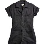 Pistola NWT Parker Utility Romper Fade to Black Short Sleeve Playsuit M Photo 0