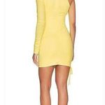 superdown  Ilana Ruched Mini Dress in Neon Yellow XL Photo 1