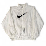 Nike Barry’s White & Black Sportswear Essential Zip Up Jacket - Size M Photo 0