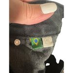 Farm Rio Black Lightly Distressed Cuffed Classic Denim Jean Shorts Women Sz 40 M Photo 7