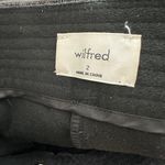 Wilfred  Aritzia shiny command High Waist Slim Straight Pants‎ Black ankle 2 Photo 2