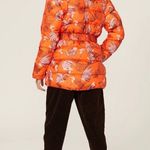 Rachel Antonoff Toni Belted Puffer Coat in Orange Cocktail size Large Photo 5