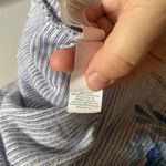 Lucky Brand  Blue Floral Tie Back T shirt Photo 5