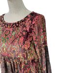 Free People Mirror Mirror Wine Combo Velvet Mini Dress Medium M New NWT Photo 7