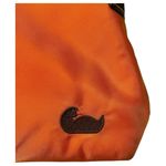 Dooney & Bourke Dooney Bourke Purse Crossbody Orange Brown Embroidered Logo Boho Classic Preppy Photo 4