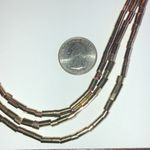 A New Day Red & Gold Tone Multi Strand Corded Boho Necklace Photo 5