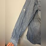 J.Crew  Chambray Button Down Denim Shirt Sz S Photo 5