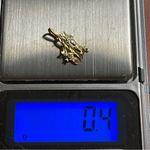 Vintage 14K yellow Gold with diamond “MOM” Charm pendant Photo 6