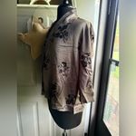 ZARA Vintage sequin satin formal layering top, size medium Photo 6