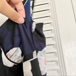 Banana Republic Navy Blue Floral Maxi Dress Women’s Size 2 Satin Photo 6