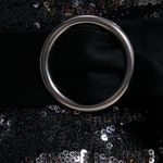 ZARA Sequined Asymmetric One Shoulder Mini Dress Photo 7