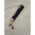 Handmade Detroit Tigers MLB Team Wrist Strap Key Fob Keychain 1" x5.5"  Baseball Photo 3