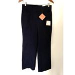 Dockers NWT Navy Metro Flat Front Boot Leg Trouser Stretch Waist Slimming 4S Photo 1