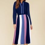 Adelyn Rae  Pleated Colorblock Dress Photo 1