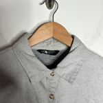 The North Face Flannel Textured Speckled Button Down Utility Shirt Size M Photo 5