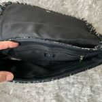 Vintage Black Boucle Pearl Embellished Shoulder Bag Photo 4