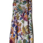 In April 1986 Dress Womens Small Medium Floral Maxi Boho Sundress Lined colorful White Photo 2