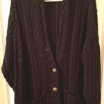 Moda Black Button Down Cardigan Photo 0