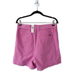 Scotch & Soda NWT High-Rise Linen Tie Bubblegum Pink Shorts Sz L Photo 3