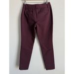 Ivanka Trump  Maroon Tapered Leg Dress Pants Women's Size 6 Stretch Casual Office Photo 1