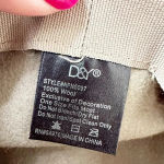 D&Y  100%‎ Wool Felt Hat Taupe Knot Detail 2.5" Brim Photo 5