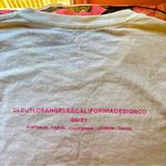 & Other Stories los angeles “clout” pink lettering graphic white short sleeve t shirt Photo 6