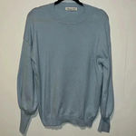 Vine & Love  Women’s Light Blue Long Sleeve Sweater P8 Photo 0