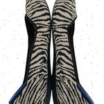 Rothy's Black Zebra Neutral Animal Print Casual Shoes EDS Spoonie Rothy’s The Flat 6.5 Photo 0