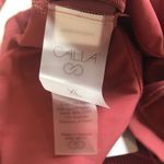 Calia by Carrie Calia Inspire Low Support Scoop Neck Tank Bra in Red Nectar Size XL NWT Photo 4