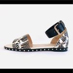 Valentino Garavani  Snakeskin Soul Rockstud Sandals Photo 7