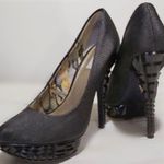 Rachel Roy Black Textured High Heel Photo 0