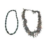 Set of two blue necklaces Photo 0