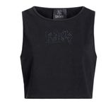 DKNY x NY Yankees Official Collab Black Cropped Tank Top - NWT - Size M Photo 1