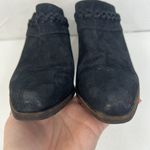 Sam Edelman  Size 10 Alison Western Mule in Black Suede Evereve Stacked Heel Photo 8