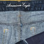 American Eagle  Size 4 Dark Wash Jean Shorts Photo 3