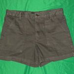 Banana Republic  100% Cotton Women's Olive Denim Shorts size 14 Photo 0